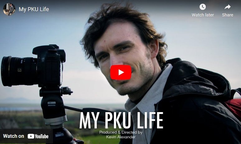 Still of My PKU Life documentary.